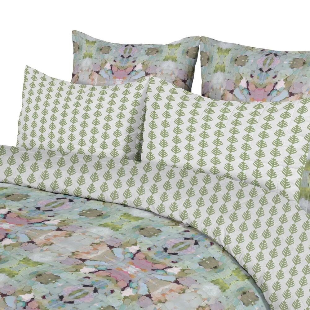 Laura Park $540 Brooks Avenue Martini Olives Comforter Full/Queen 5 piece Set